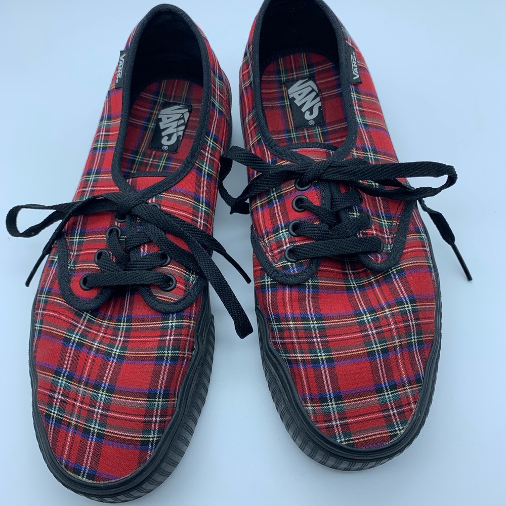 Vans Red Plaid